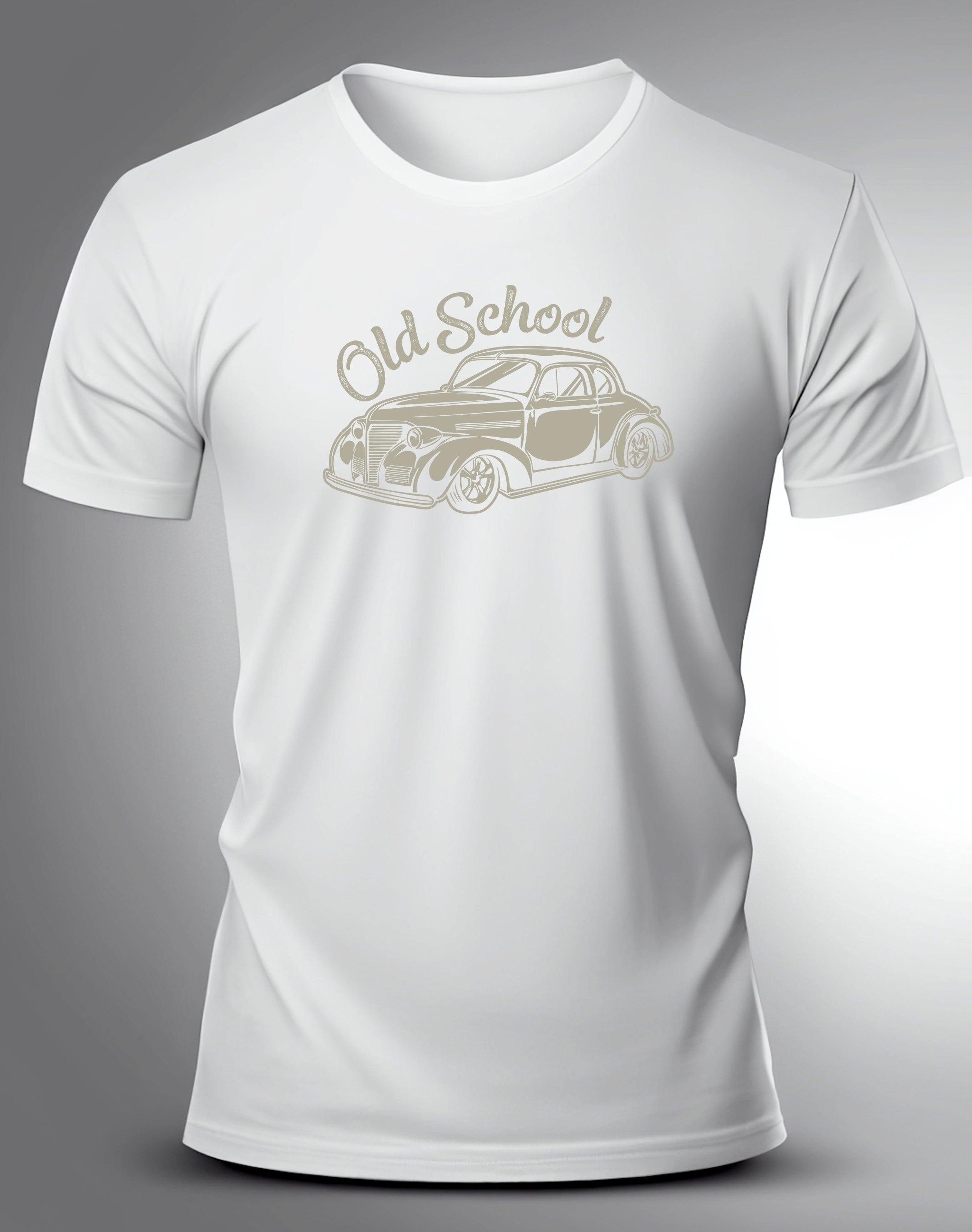 Old School Car T Shirt